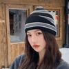Wool Acrylic Knitting Cap Hat Y2k Cold Cap Fashion Beanie Bonnet  for Men Women