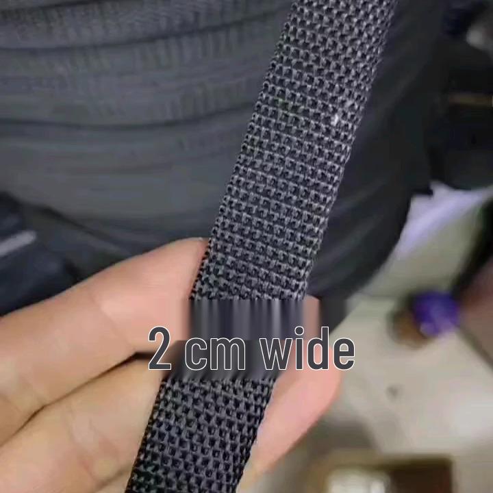 Wear-Resistant Nylon Cargo Binding Strap - Flat Webbing Tie-Down and Packing Strap