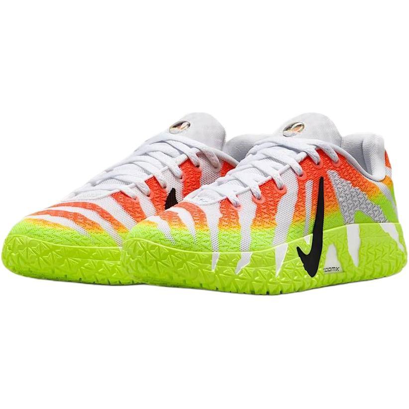 Nike Ja 3 Grade School 'Christmas' (Unisex) White / Bright Crimson / Volt / Black Kids' Basketball Shoes IM8692 100
