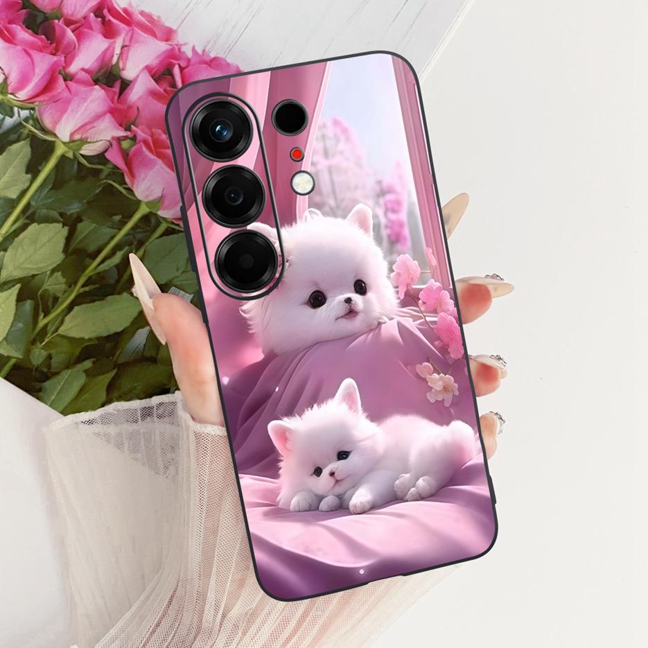 For Tecno Camon 50 4G Case CN5 Cute Lion Fashion Painted Cover Soft TPU Phone Case For Tecno Camon 50 Pro 4G CN5c Camon50 Fundas