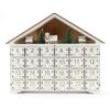 24 Days Countdown Christmas Advent Calendar Refillable Wood Christmas Calendar