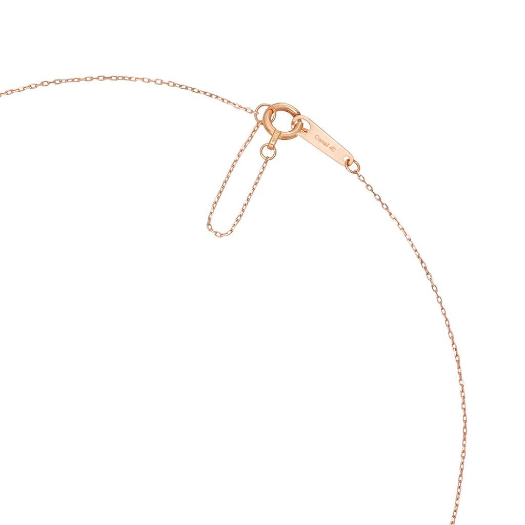 Kanal Offizielles 18K Roségold Blumenhalskette für Geburtstag Enthält Schmuck 151241123116 4.0C Damen, Geschenk, Etui,