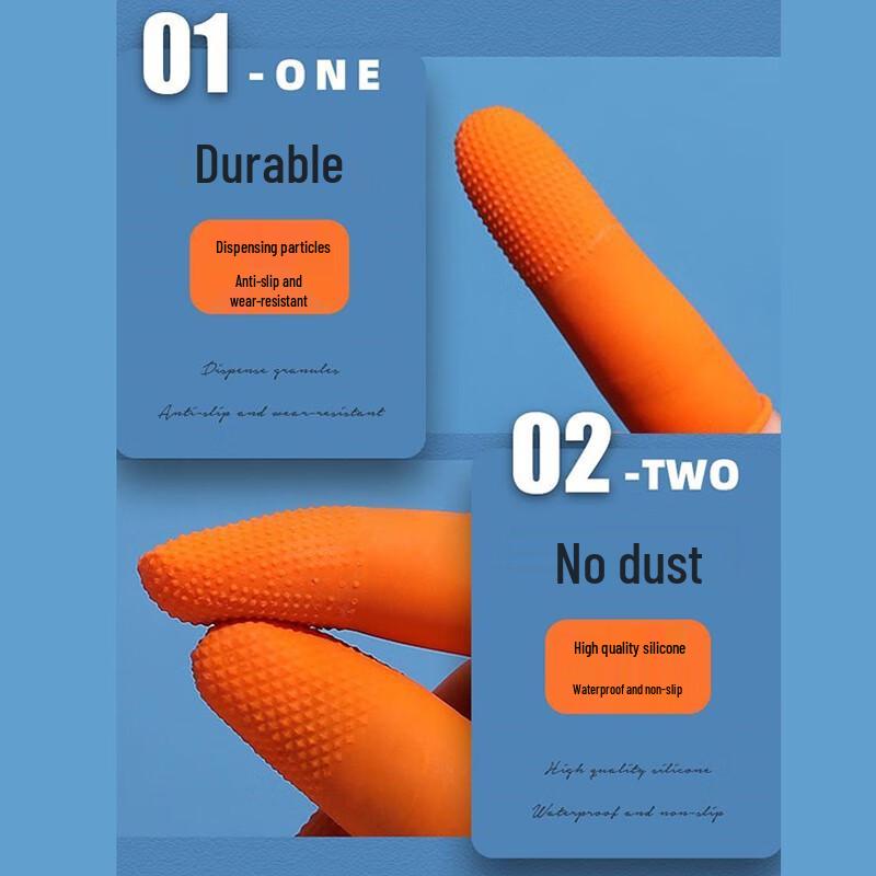 Dotted Anti-slip Latex Finger Cots