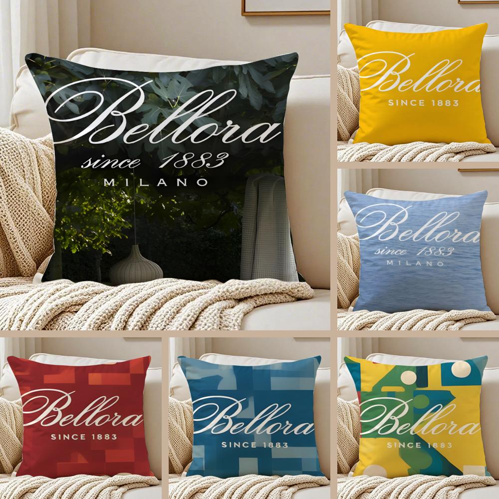 LUXURY Fashion Italy Elegance Home BBELLORA Cushion Cover Pillowcase Antidustmite Living Room Sofa Decor Cushion Room