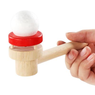 Children's Wooden Breath Training Floating Ball Toy