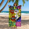 Art Abstract Open Mind Art Towel Beach Towel Quick Dry Sand Free Bath Towel for Summer Pool Travel Vacation