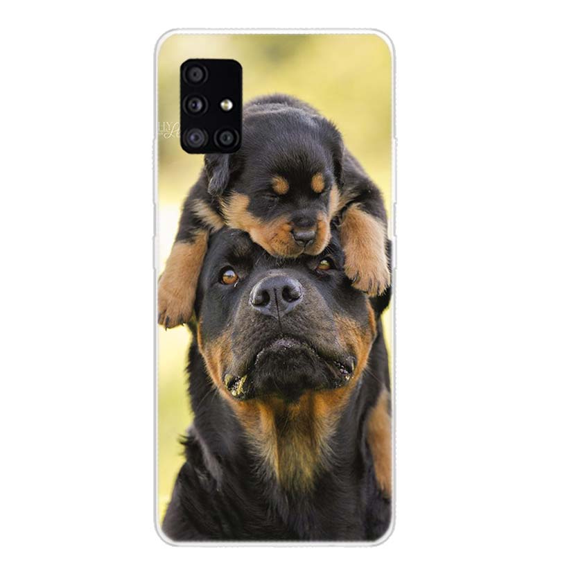 Rottweiler Dog Phone Case For Samsung Galaxy A50 A70 A40 A30 A20S A10 Note 20 Ultra 10 Lite 9 8 A6 A8 Plus A7 A9 + Cover Cas