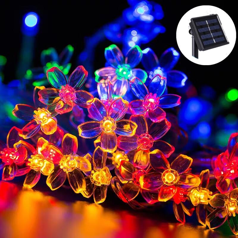 Solar Butterfly LED Outdoor String Lights