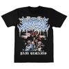 LORNA SHORE Band's Black and Gold Dark Rock Series American Streetwear Cool Hip-hop Music Men's Short-sleeved T-shirt