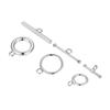 Accessories 925 Sterling Silver IO OT Clasp 18 Gold Plated Chain Necklace Bracelet Connecter for Fine Jewelry Making