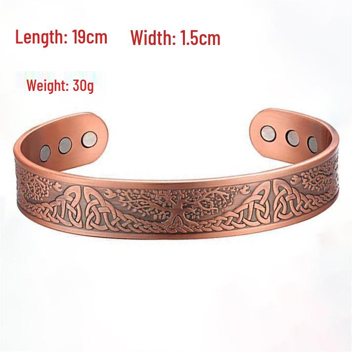 Herren Vintage Europäischer & Amerikanischer Stil Magnetisches Legierungsarmband