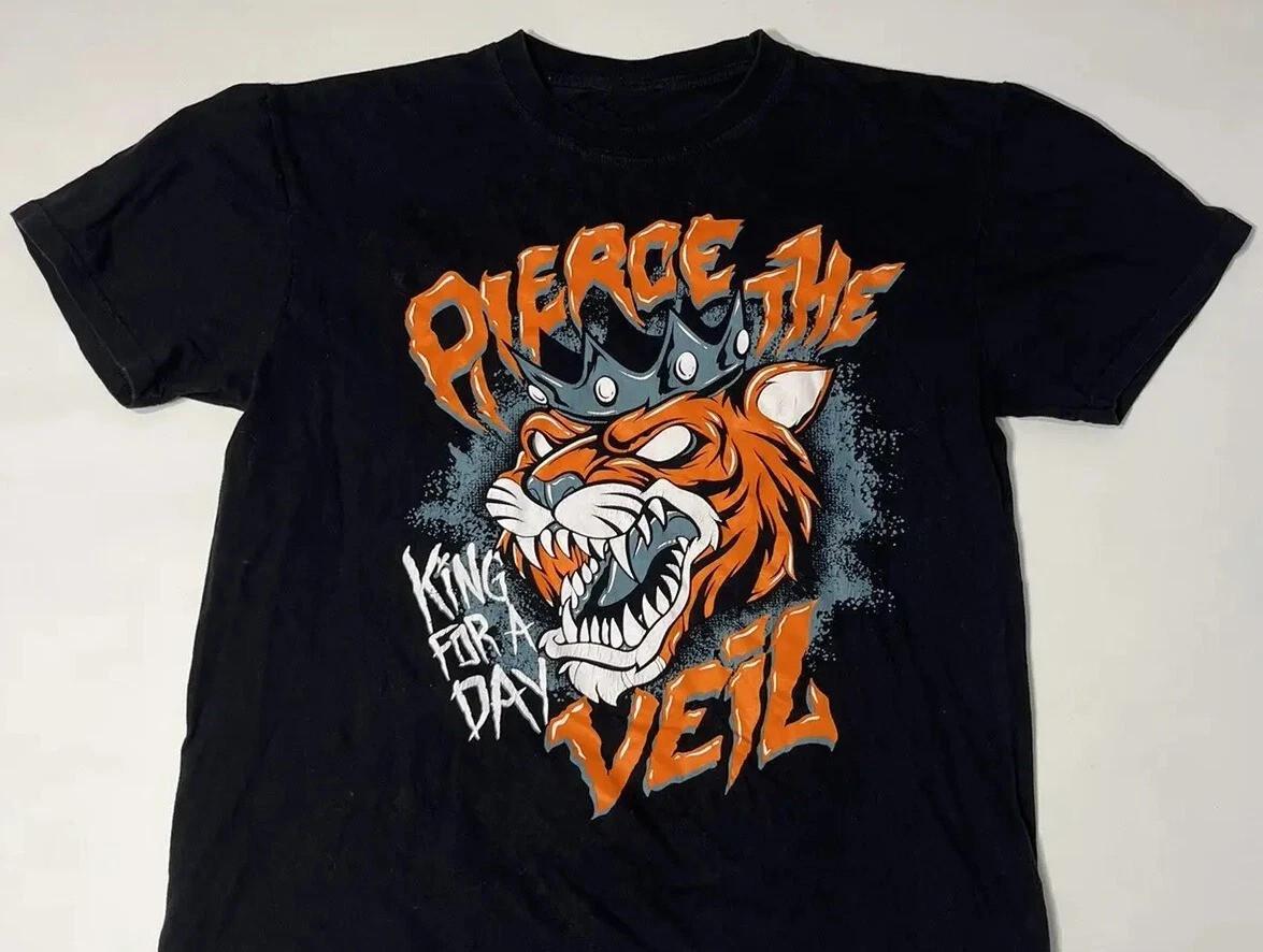 Vtg Pierce The Veil Band Album Music Cotton Black S-4XL Unisex Tee Shirt L