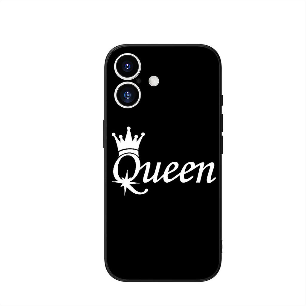 Cover for Samsung Galaxy A55 A54 A25 A36 A17 A26 A35 A33 A34 A14 A37 S8 S9 S20 S21 FE S10 Plus Case Crown King Queen golden