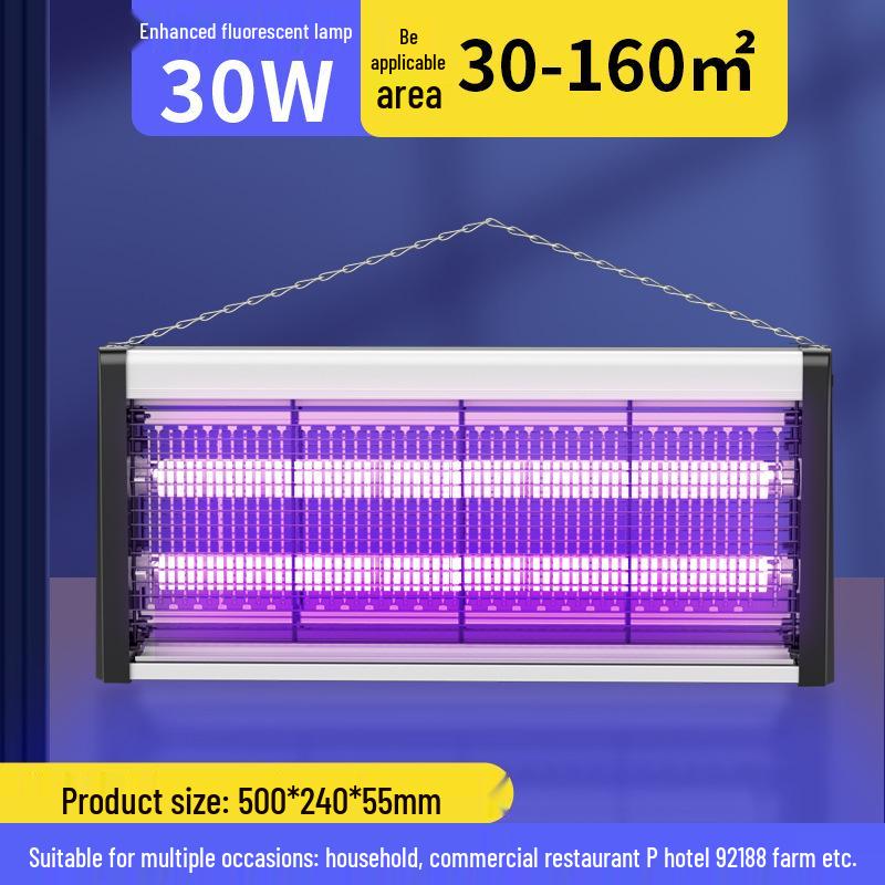 Wall-Mounted Electric Mosquito and Fly Killer for Hotels, Restaurants, and Outdoor Use