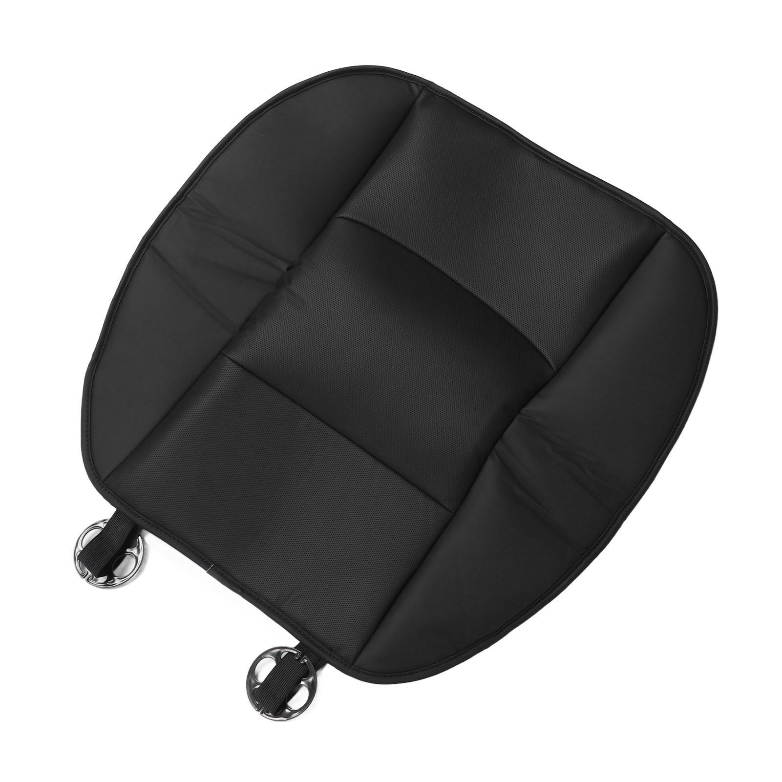 

Front Seat Cover Anti Slip Breathable PU Leather Bottom Seat Cusion Covers with Storage Pockets for Most Cars