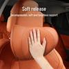 Compatible Headrest & Lumbar Support Pillow for Mercedes-Benz, BMW, Porsche – Car Neck and Lumbar Pad Cushion