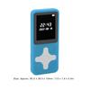 MP3-Player mit Bluetooth, Musik-Player mit UKW-Radio, Wecker, Aufnahme, Digitaler Audio-Player mit HiFi-Sound-Lautsprecher, 128 GB erweiterbar (BLAU)