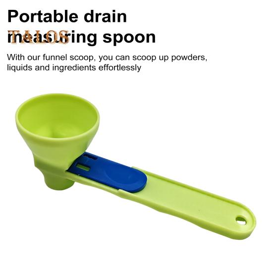 Trichter für Proteinpulver, Messlöffel, kein Verschütten, für Workout, Sportgetränke, Einhandbedienung, Fitness-Shake-Trichter, Zubehör