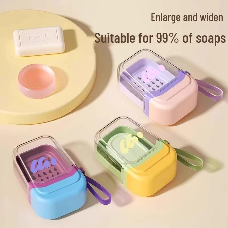 

Portable Mini Soap Box - Double-Layer, High-Grade, Sealed, and Draining with New User Discount