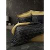 Bedding Set - 1 Duvet Cover 220 X 240 Cm + 2 Pillowcases 60 X 60 Cm - 100% Reinforced Cotton - Black