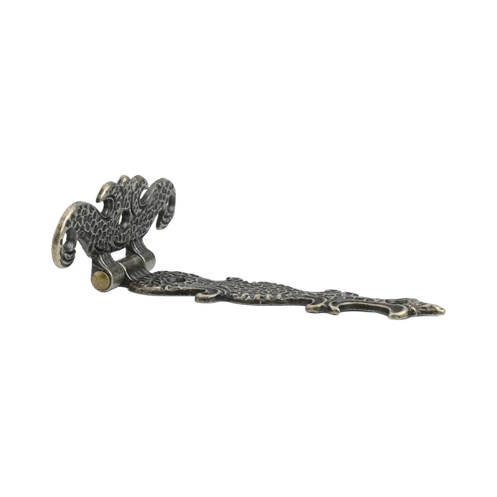 4PCS Zinc Alloy Antique T Hinges for Cabinets Wooden Boxes Vintage Style