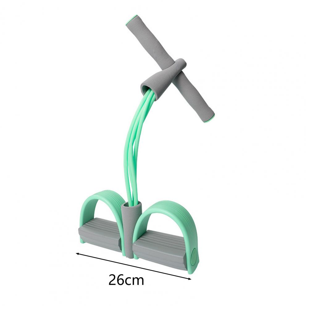 4 Tube Resistance Bands Pull Rope Sit Up Pedal Exerciser Assistant Expander Yoga Home Fitness Gum Bands High Quality Practical Daily Use