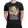 Herren Niedlich aber Psycho Terrifier T-Shirt Reiner Baumwolle Tops Lustiges Kurzarm Rundhals T-Shirt Übergröße T-Shirts
