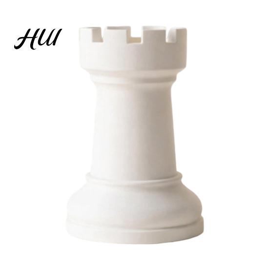 Chess Piece Design Pen Holder Holder, Makeup Brush Organizer, Minimalist Desk Decor, Multifunctional Organizer for Pens Brushes Dried Flowers,