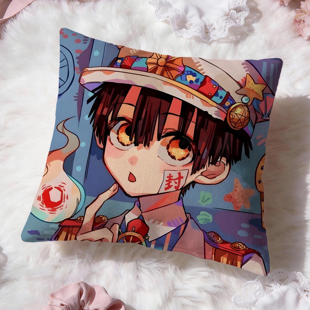 b-Bound Hanako-kun Cushion Cover Premium Comfort Reversible Pillow Cove -Two in One Design for Any Room & Car Interior