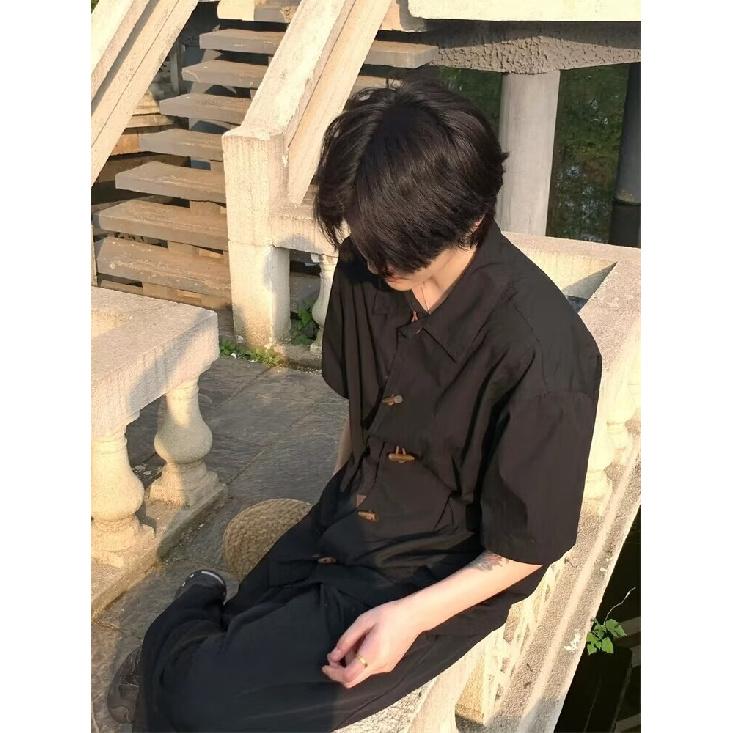 Flip Collar Short Sleeved Polo Shirt Men'S Trendy Brand Summer T-Shirt Korean Version Slim Fit Trend Versatile T-Shirt Top