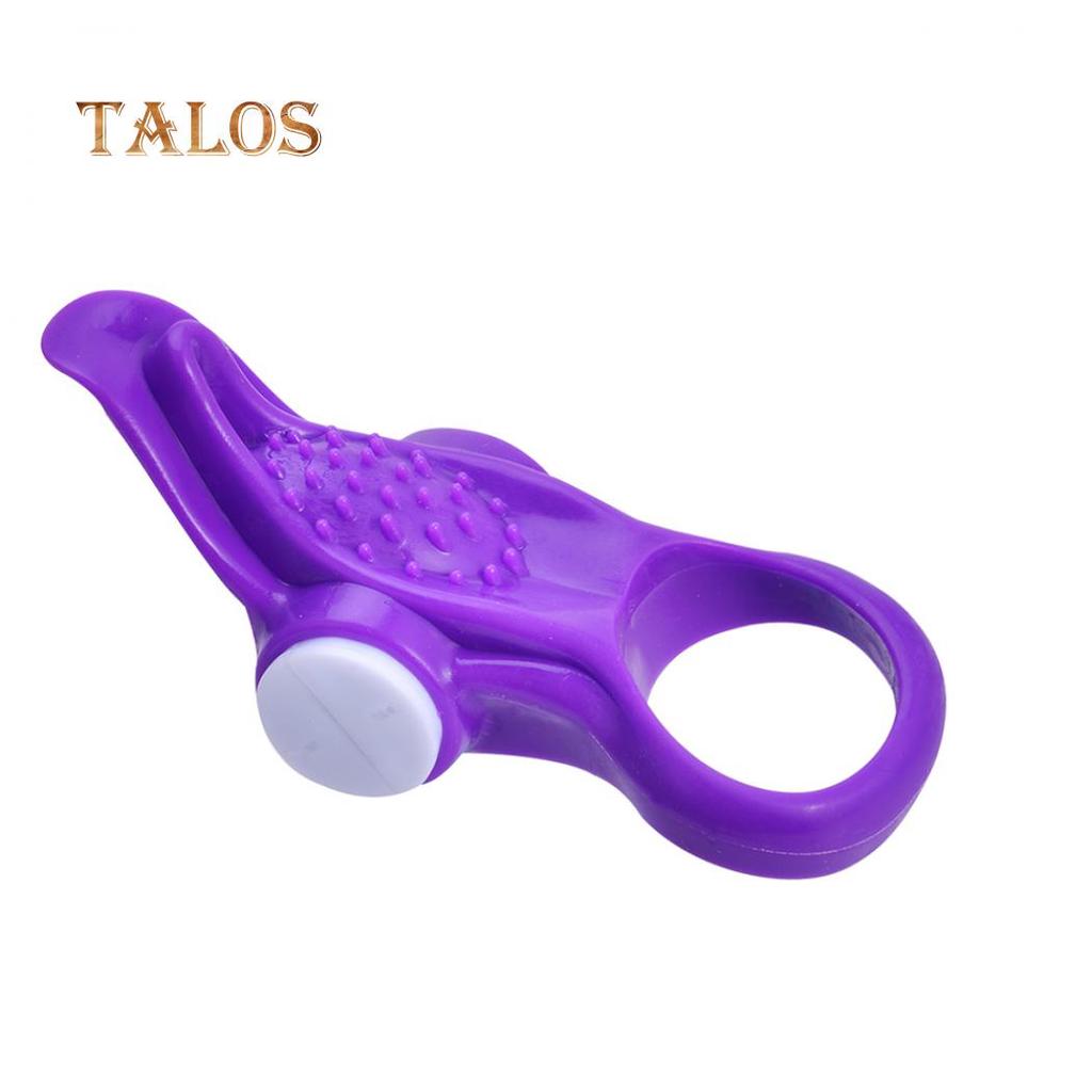 Tongue Silicone Ejaculation Delay Cock Lock Vibration Penis Ring Men Sex Toy Sex Toys For Adult