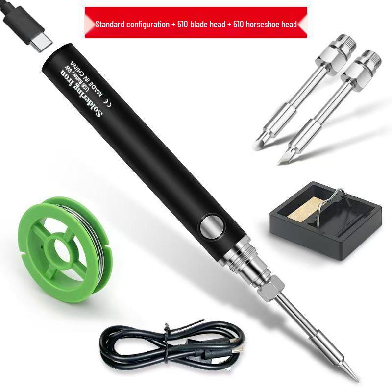 8W USB Portable Wireless Soldering Iron Pen - Electric Spot Welding Tool for Household Use