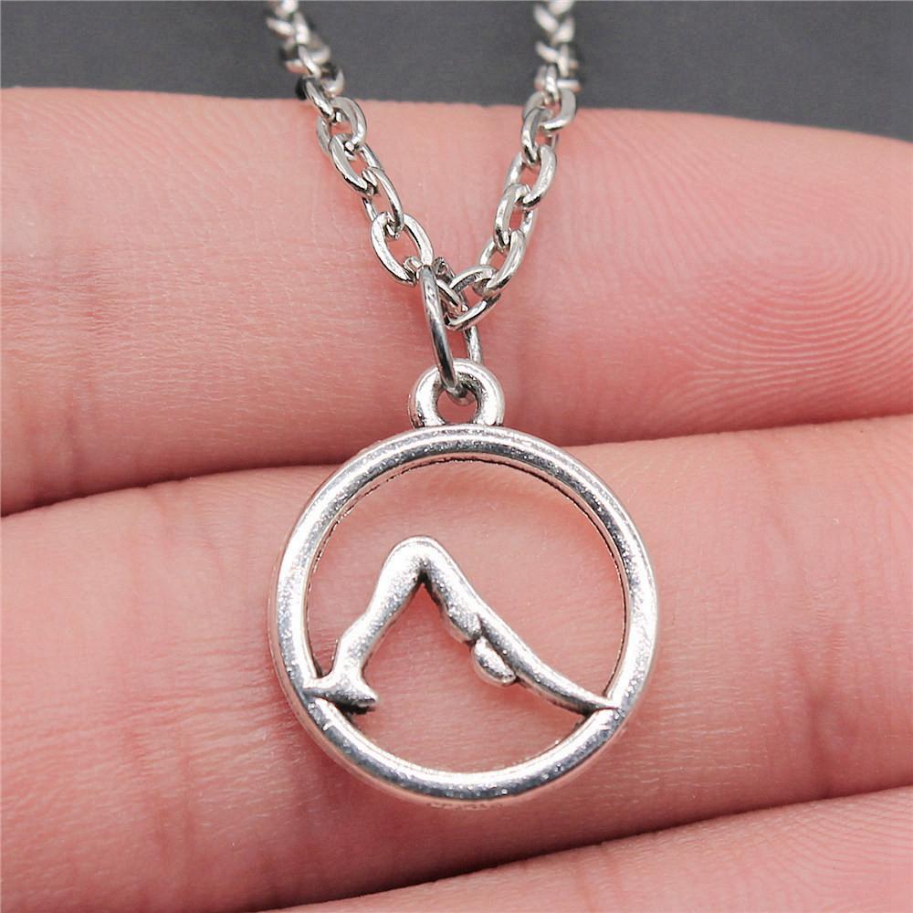 OM Jógový náhrdelník na krk 43cm řetízek Dámské šperky Plážové Boho věci