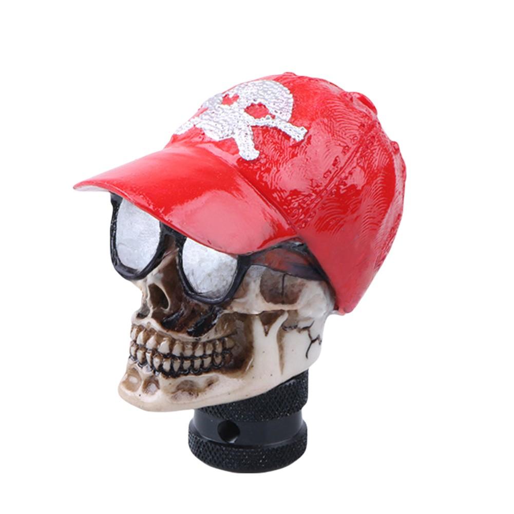 Car Truck Shift Knob with Skull Design Compatible with Various Shift Rods
