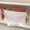 Handmade Quilted Square Storage Basket - Blogger-Inspired Style Desktop Organizer Box