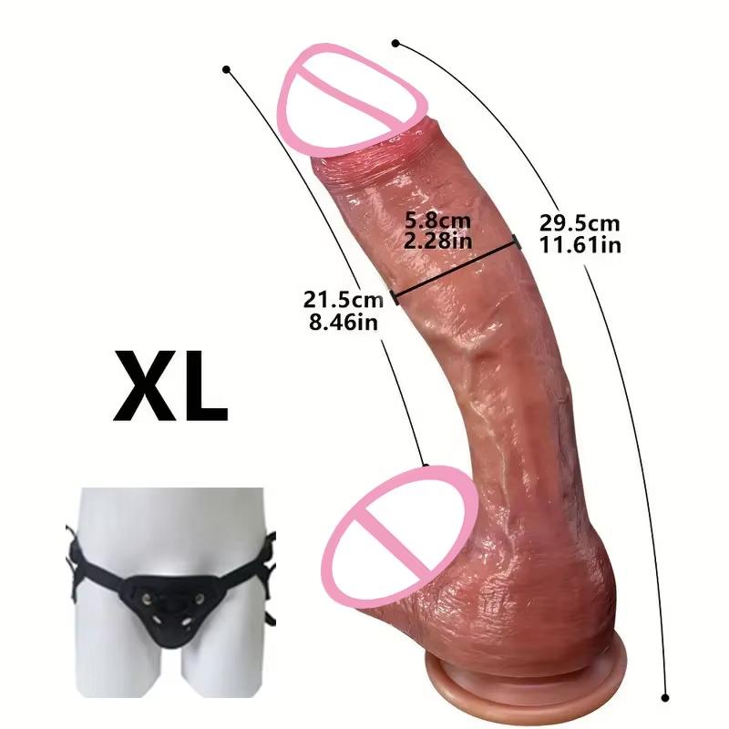 5 Size Dildos Huge Realistic Penis Feel Silicone Suction Cup Strap-on Anal Plug Vaginal Masturbator Adults Sex Toys For Women 18