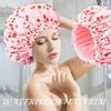 Reusable Double Layer Bath Towel Waterproof Hair Drying Bonnet Gifts for Elders