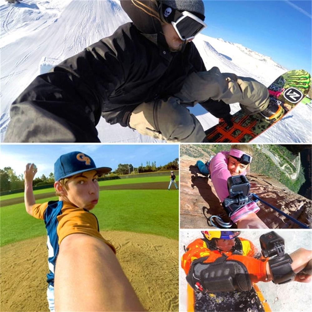PULUZ PU162 360 Degree Rotation Glove Mount for GoPro/Insta360/DJI Osmo Action Camera Hand Strap