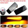 2 Stück Auto LED Kotflügel Seitenmarkierungsleuchte Sequentielle Seitenmarkierung Blinkerlampe Kompatibel
