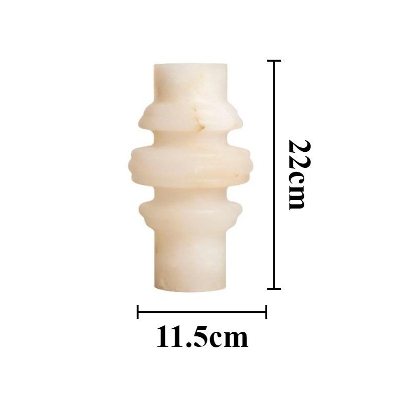 

Marble Flower Vase Modern Minimalist Flower Vases Household Cylindrical Luxury Vase Living Room Art Decoration Accessories