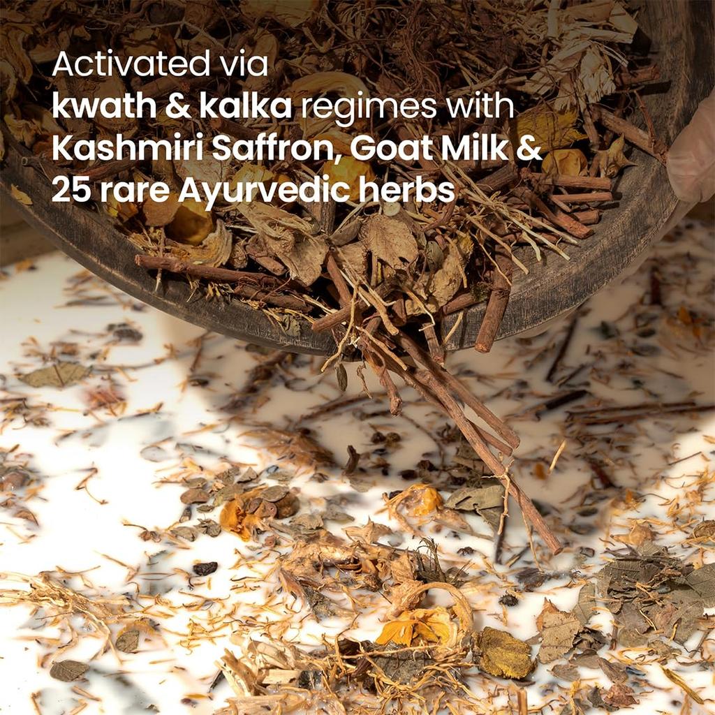 Nat Habit Ayurveda Kumkumadi Gesichtsöl Klassisches Mukhalaya Für Natürliche Strahlende Jugendliche Haut Strahlender Glanz Mischung 10ml