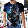 2026 Summer Dragon Ball Retro Fitness T-shirt Men's Oversized 3D