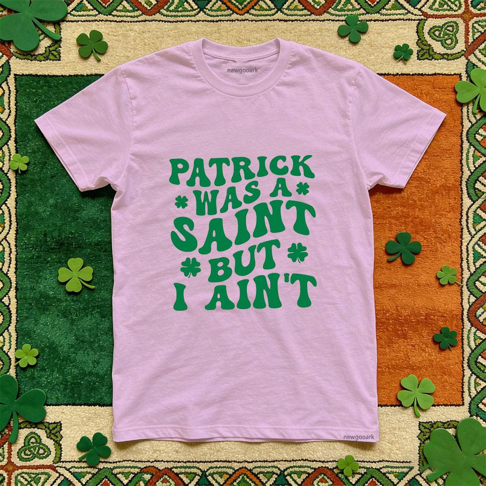St Patricks Day lucky Irish t shirt Adult cotton funny festival graphic t shirts Casual green Unisex woman man Party tee