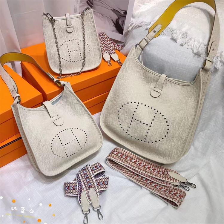 2023 new cowhide Evelyn evelyne mini 17/29TOGO first layer cowhide shoulder crossbody