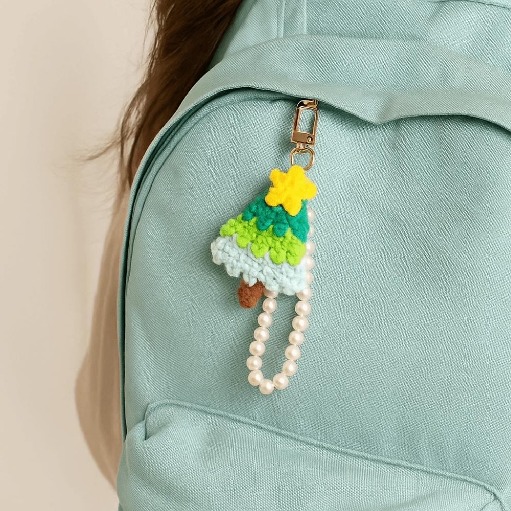 Personalized Christmas Gift Keychain Exquisite Christmas Small Gift  Photographic Props