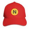 NYC N Train Subway Logo Baseball Cap Anime Fashion Beach Sunscreen Hats On Offer Women Beach Fashion Unisexs