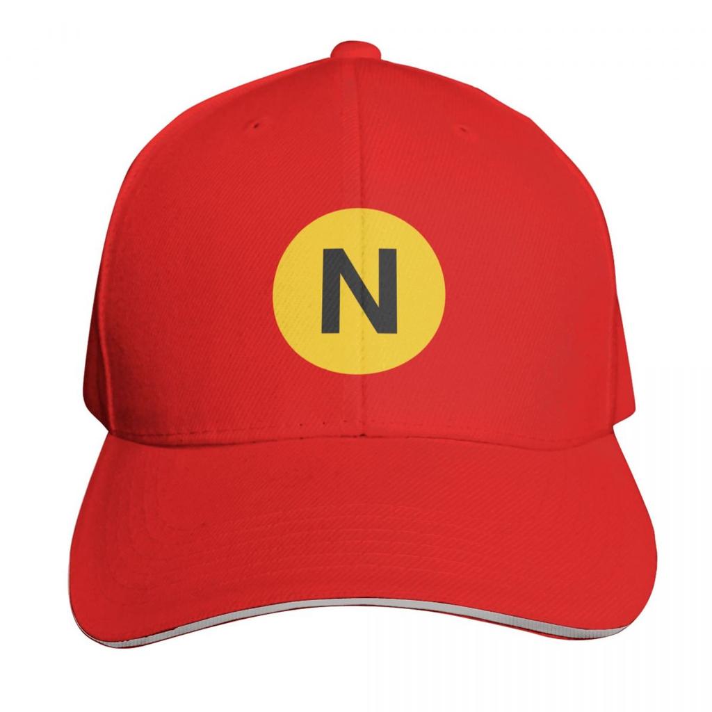 NYC N Train Subway Logo Baseball Cap Anime Fashion Beach Sunscreen Hats On Offer Women Beach Fashion Unisexs