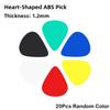 20Pcs ABS Plectrums Acoustic Guitar  for Acoustic Guitar Folk Guitar Ukulele Accessories