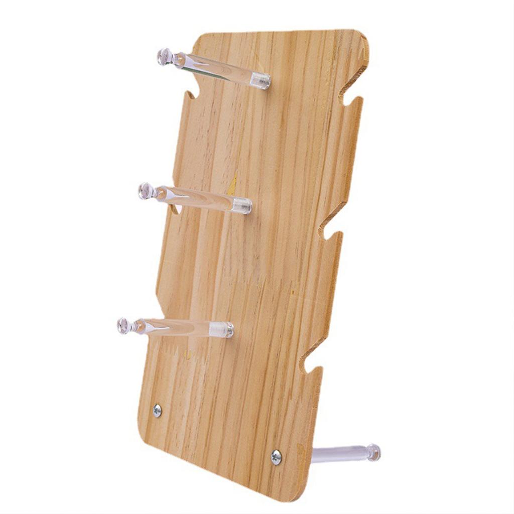 Multi Functional Sunglasses Storage Bracket Rack Optical Frame Stand Organiser Solid Wood Build Practical Use