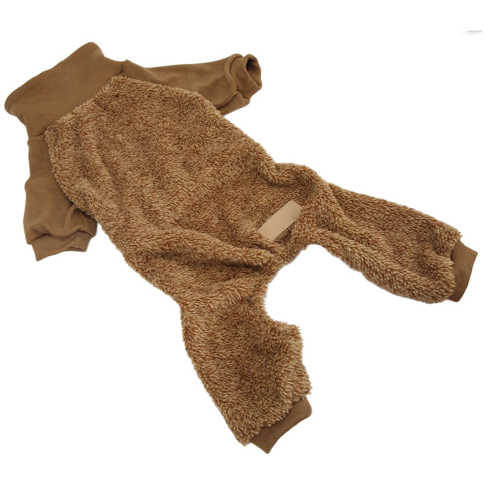 Winter Dog Clothes Puppy Sweaters High Neck Warm Pet Cold Weather Clothing for Dogs Cats L